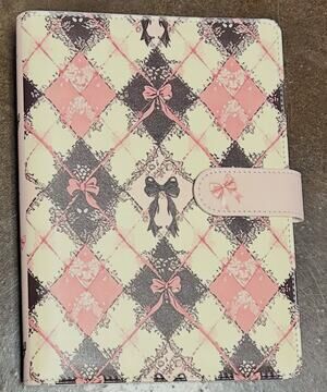 Coquette Bows size A5 Binder w/ stationery paper